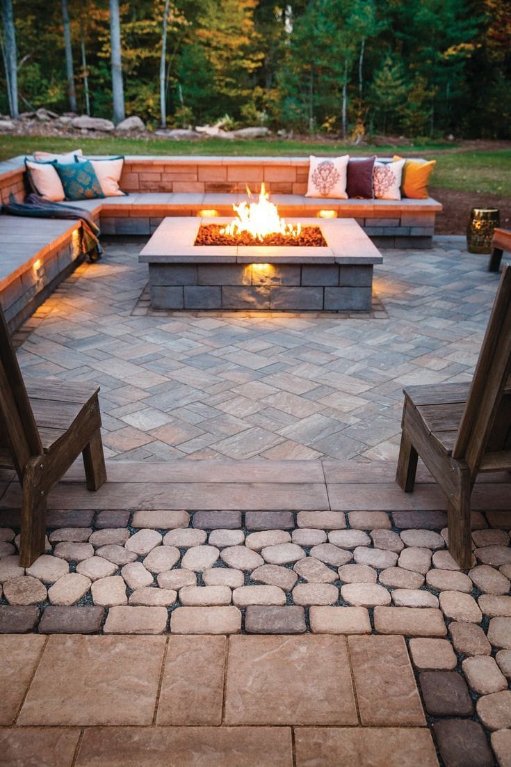 pavers for fire pit area 2