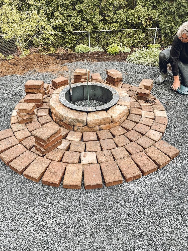 pavers for fire pit area 4