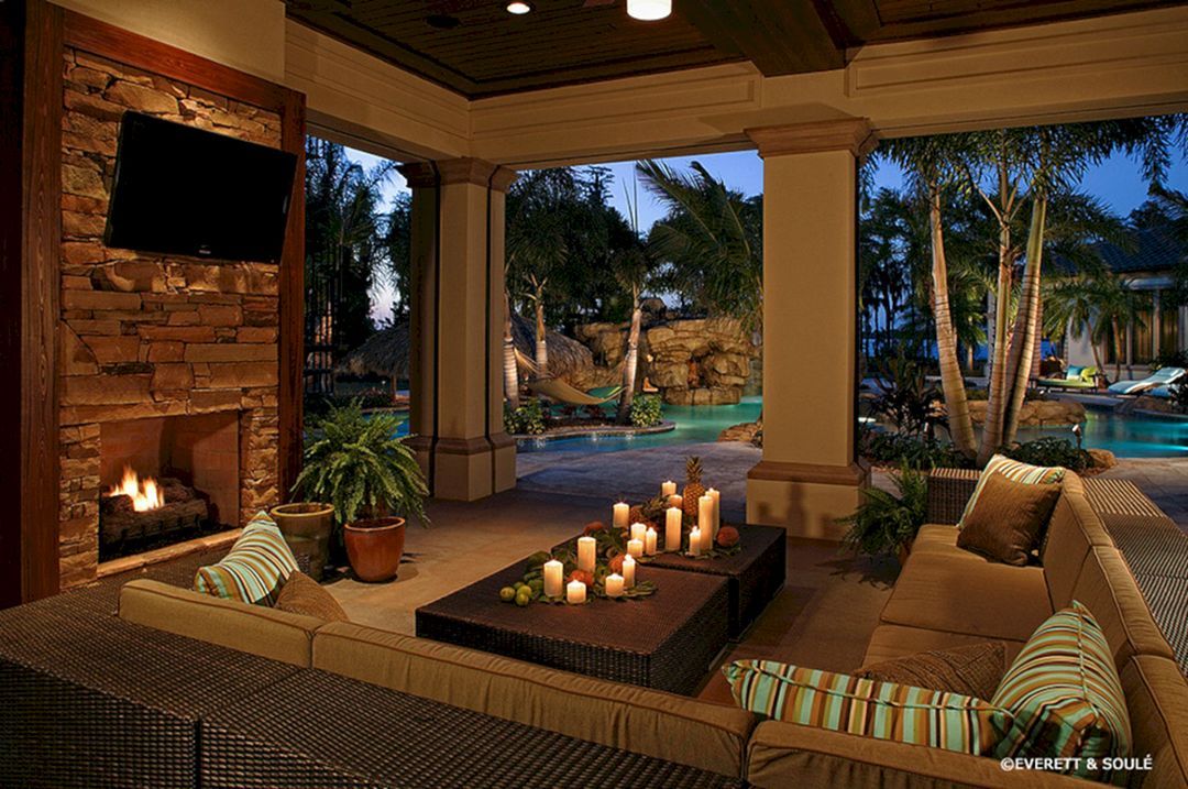 pictures of outdoor living spaces with fireplace 5