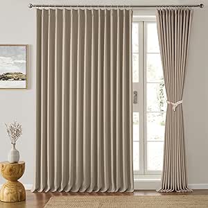 pinch pleat patio door curtains 2