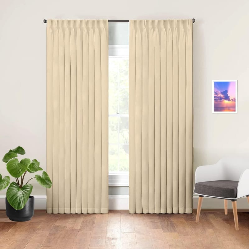 pinch pleat patio door curtains 3