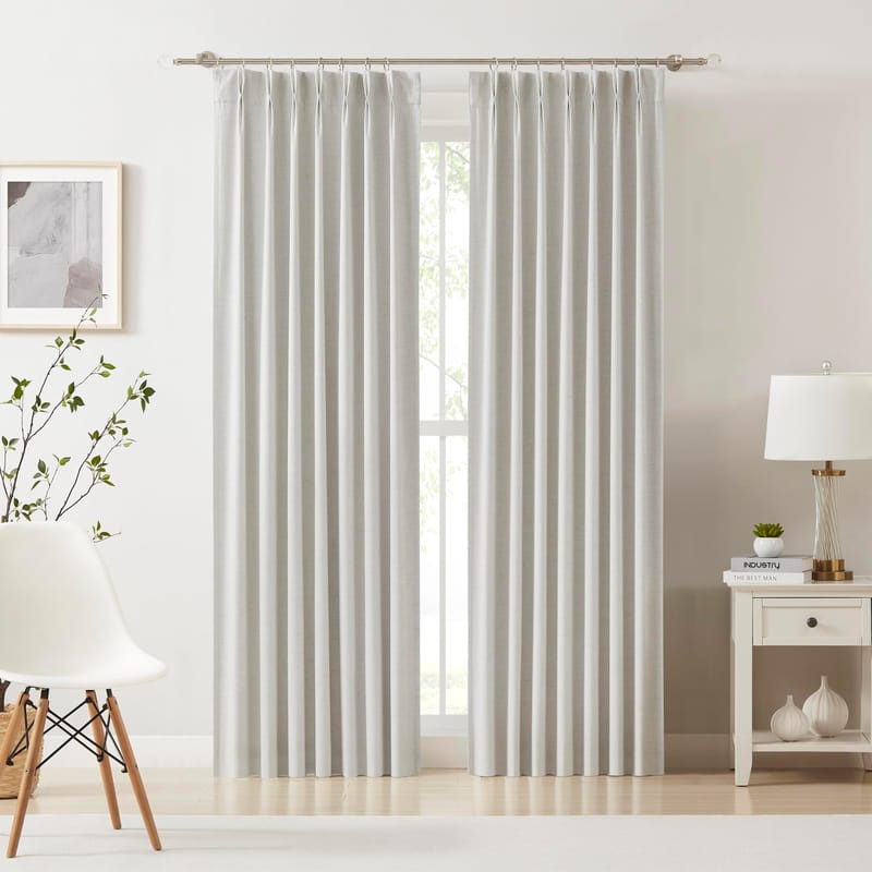 pinch pleat patio door curtains 1