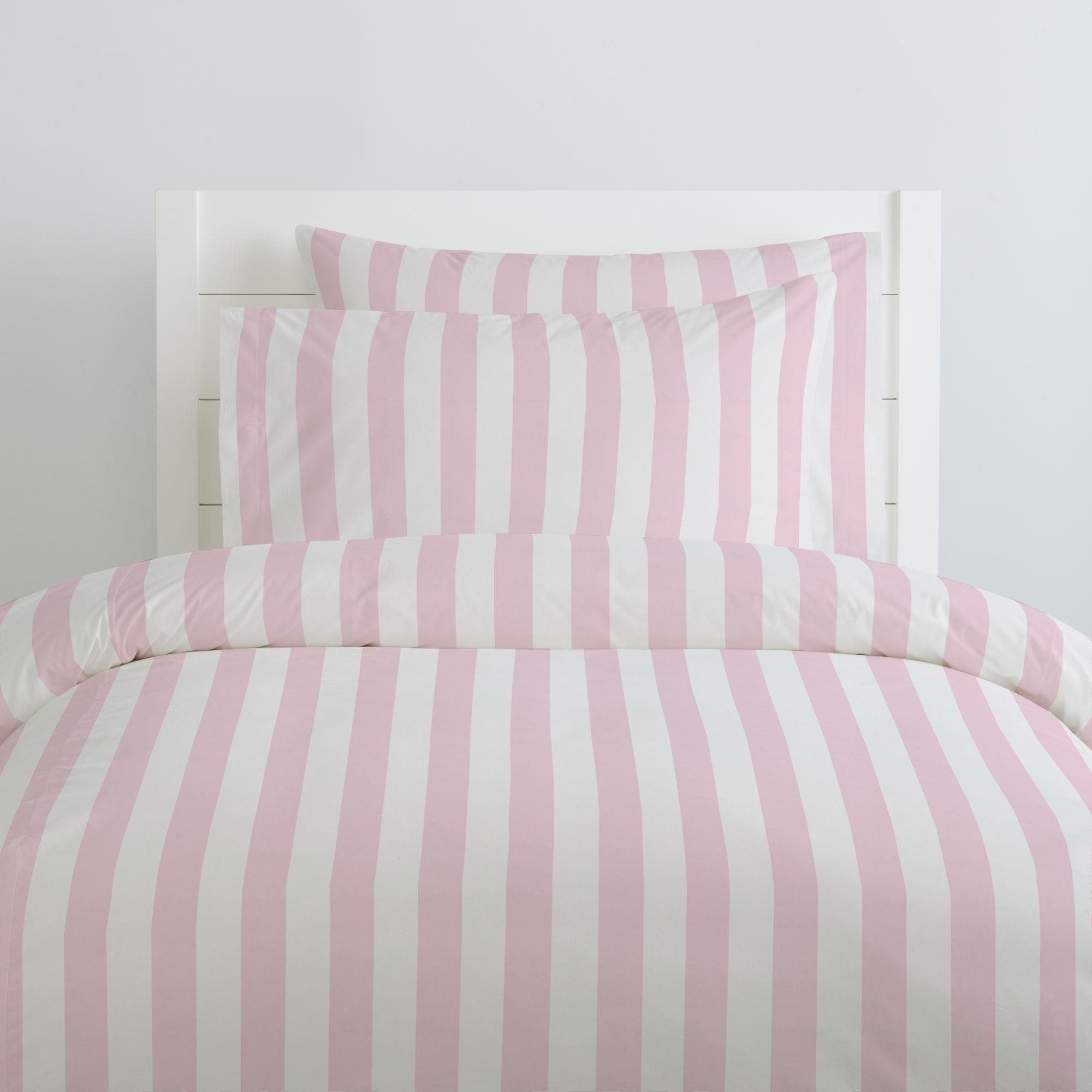 pink and white bed linen 5