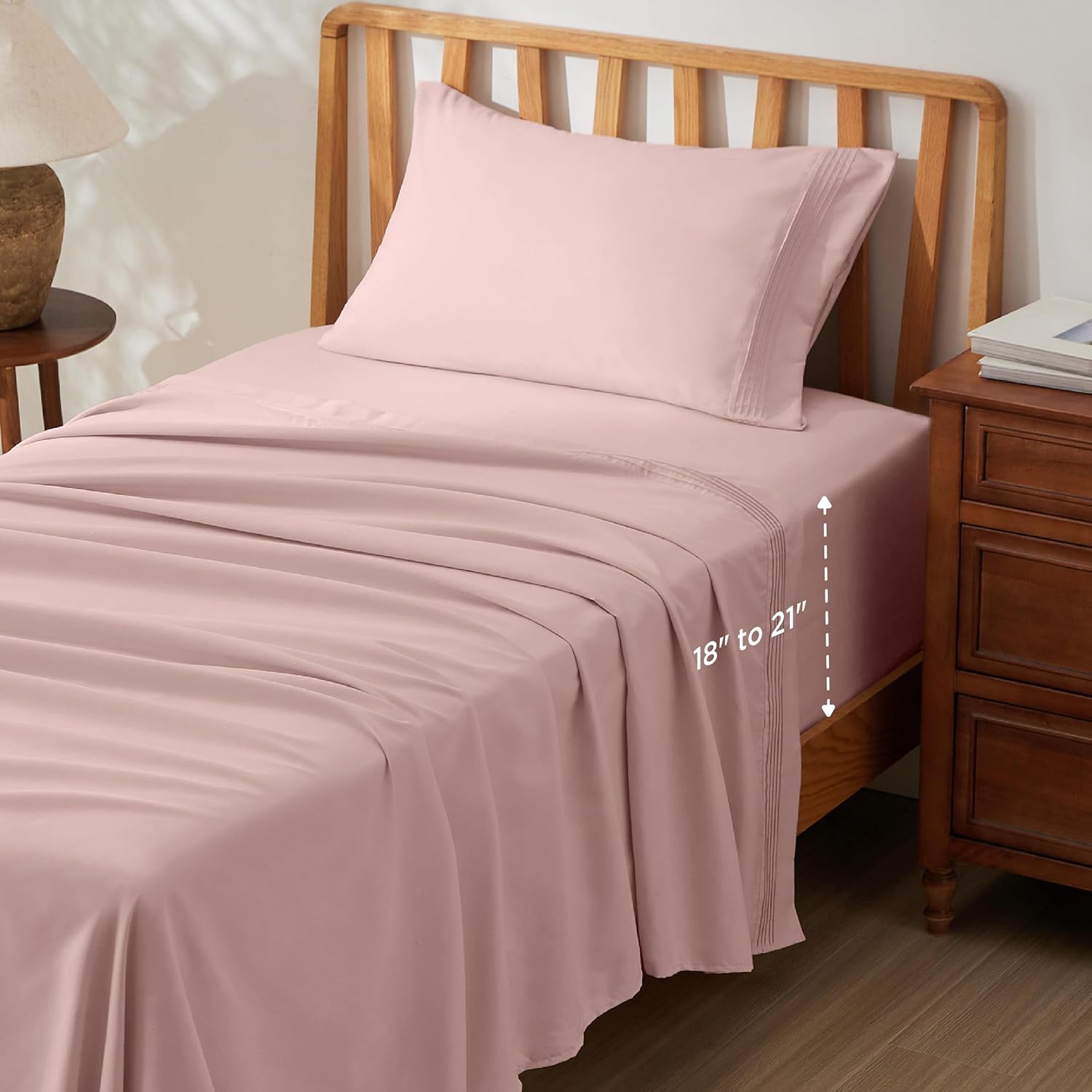 pink bed sheets twin xl 1