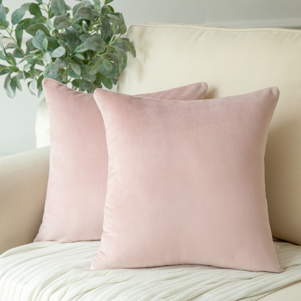 pink decorative pillows for bed 4