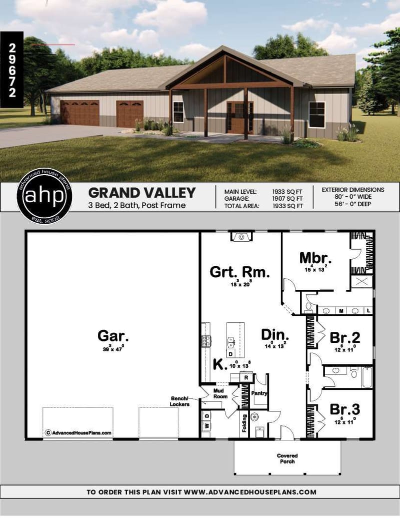 pole barn home house plans 5