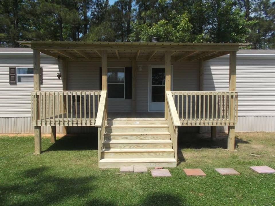 porch deck ideas for mobile homes 4