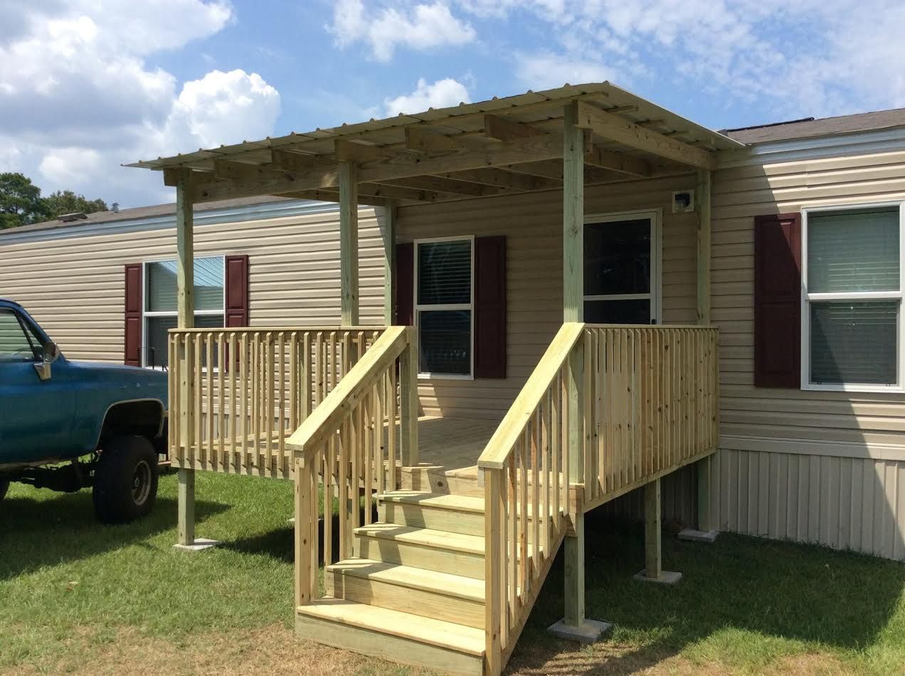 porch deck ideas for mobile homes 5