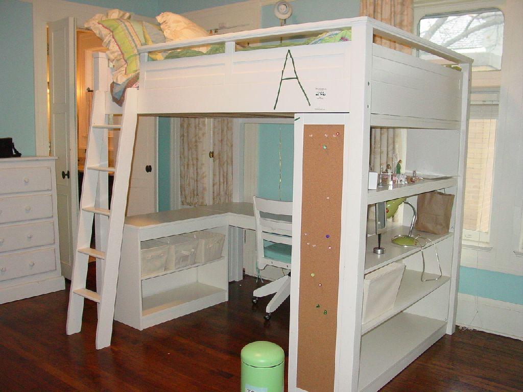 pottery barn full size loft bed 5