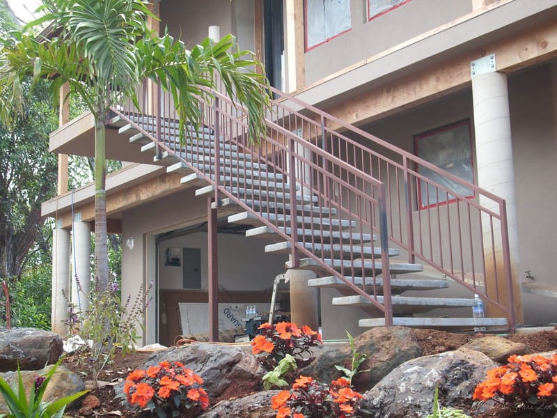 prefab outdoor stairs with landing 1