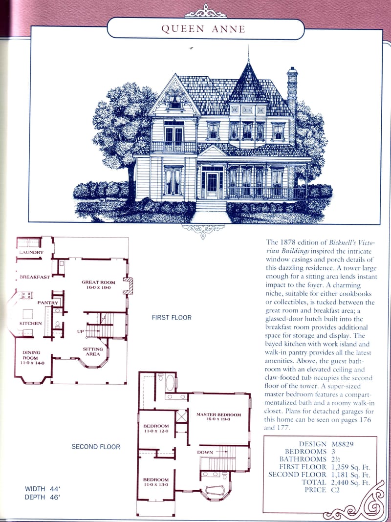 queen anne victorian house plans 3