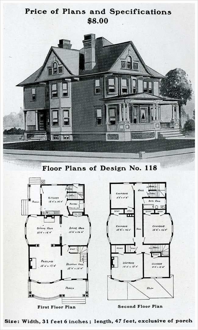 queen anne victorian house plans 5