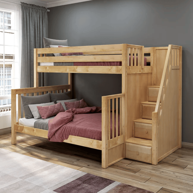queen bunk bed with stairs 4