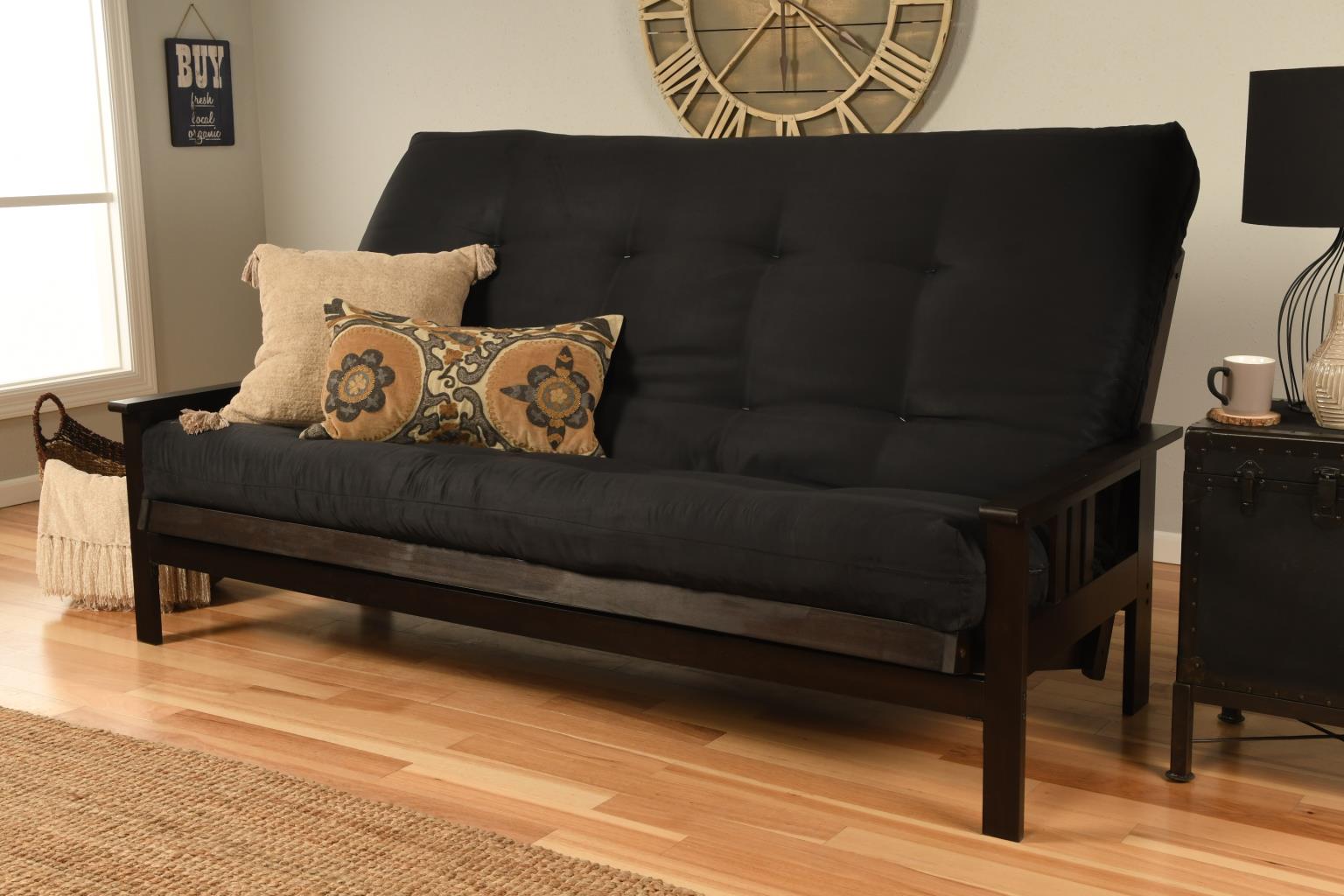 queen futon frame with mattress 3