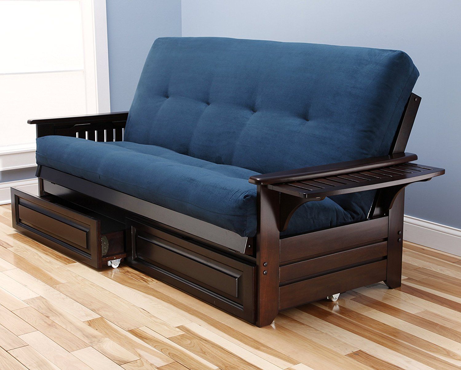queen futon frame with mattress 4
