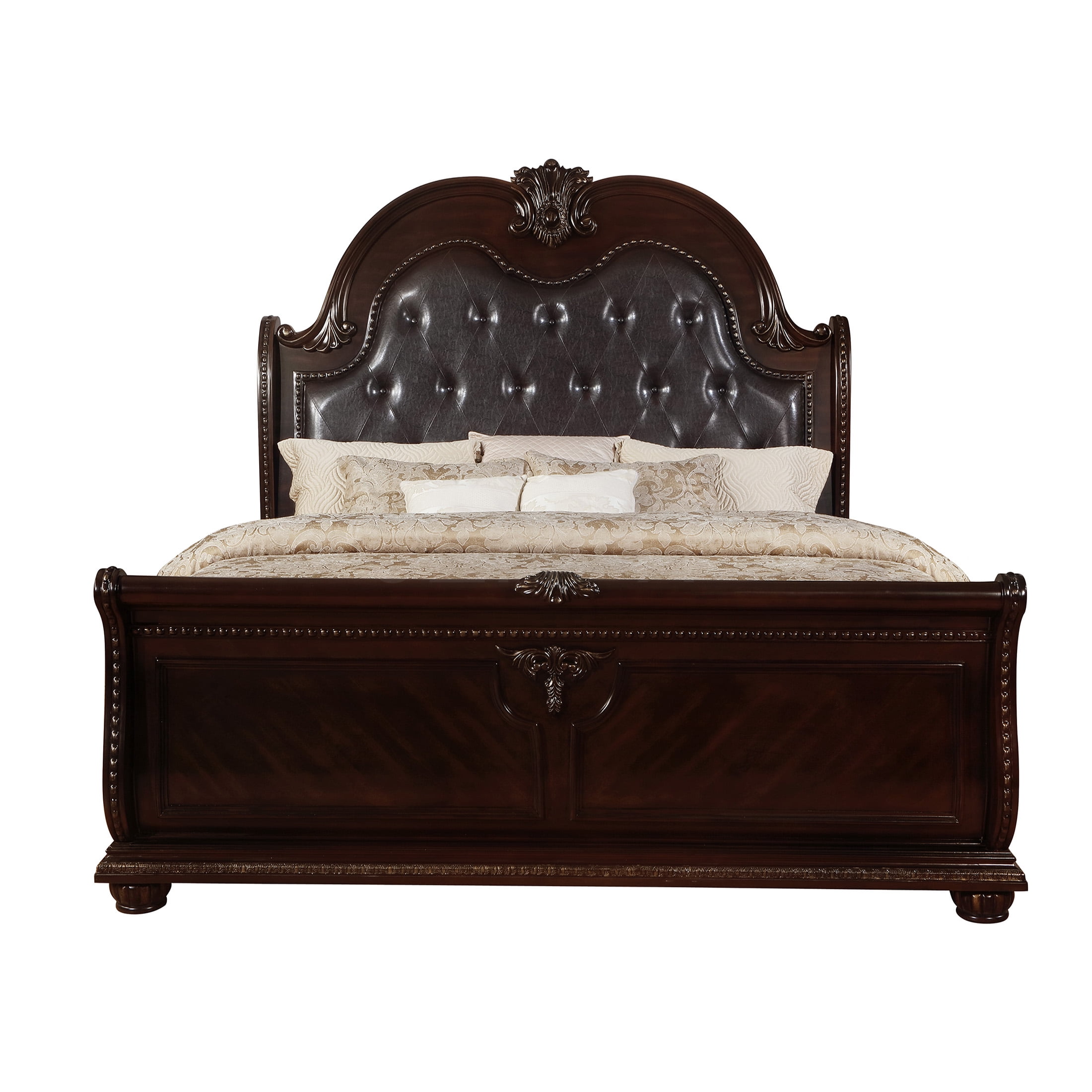 queen size sleigh bed frame 5