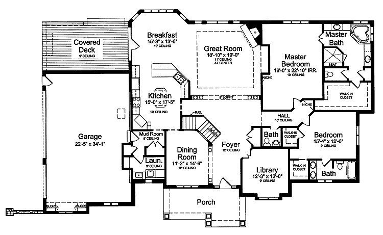 ranch floor plans with two master suites 4