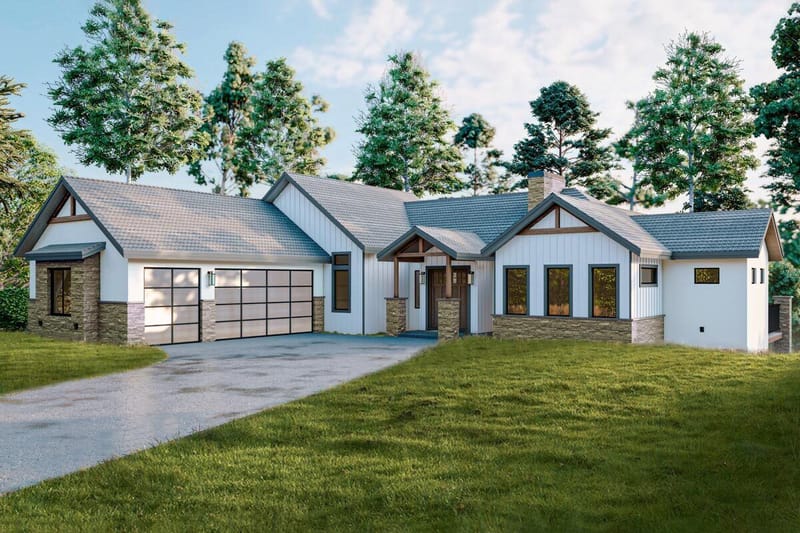 ranch home plans with basement 2