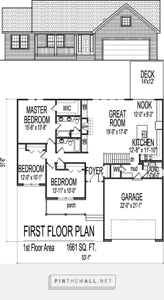 ranch house floor plans with basement 3