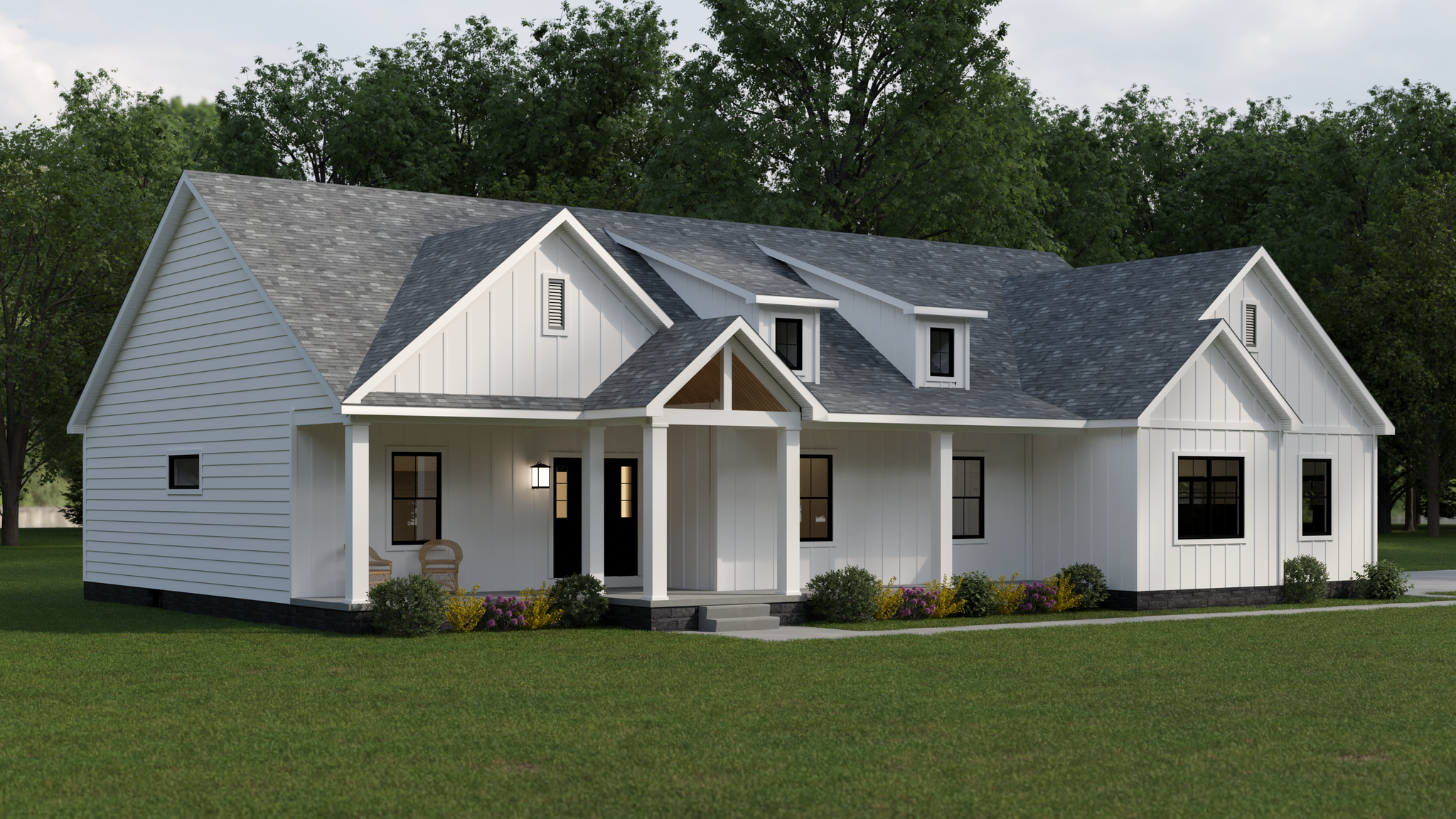 ranch house with walk out basement 1