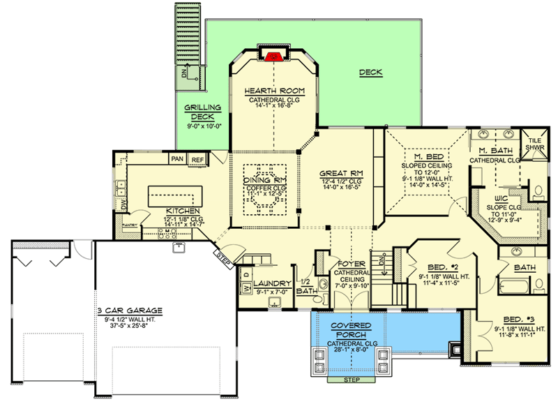 ranch plans with walkout basement 4