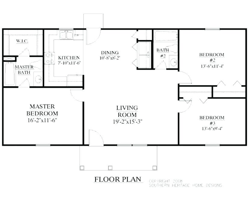 ranch style floor plans 2000 sq ft 4