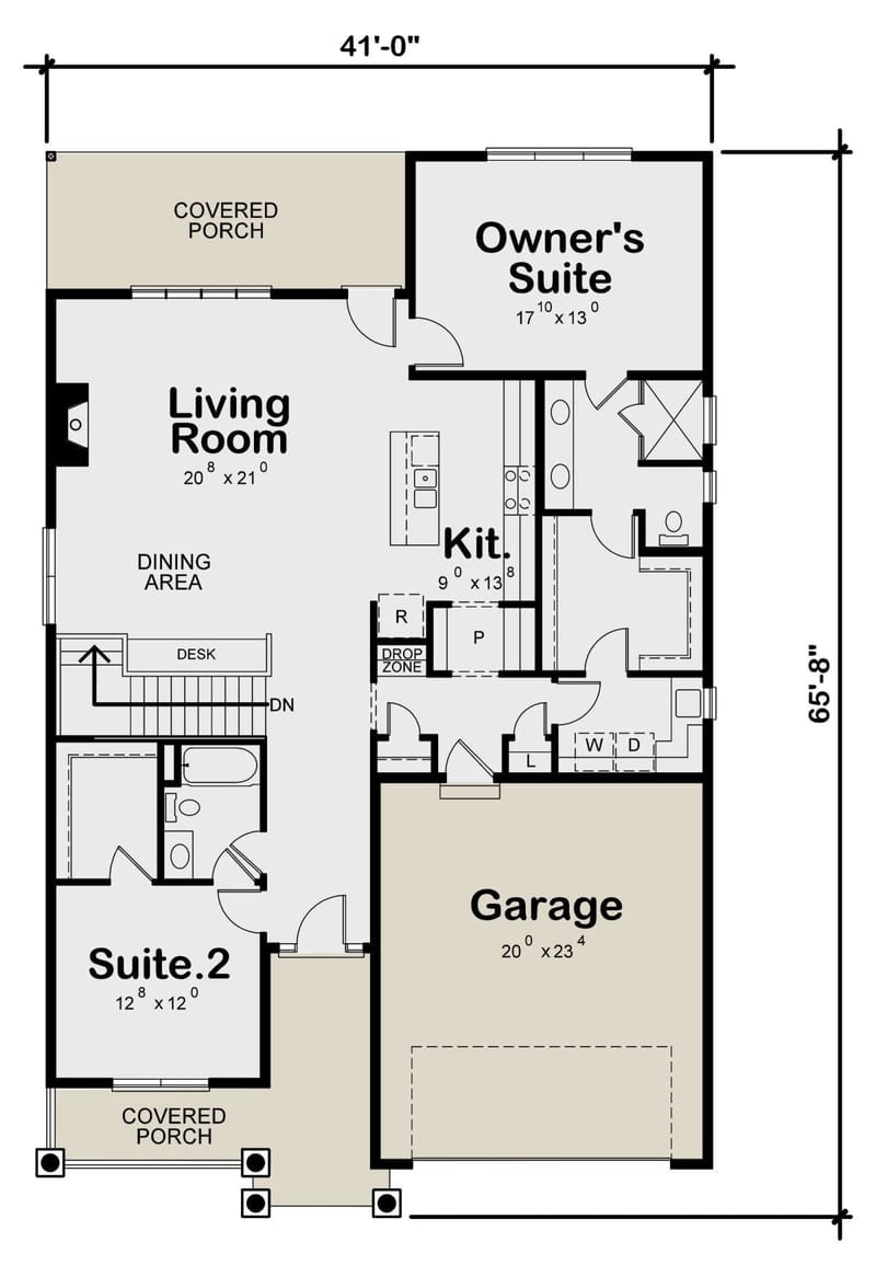 ranch style floor plans with basement 4