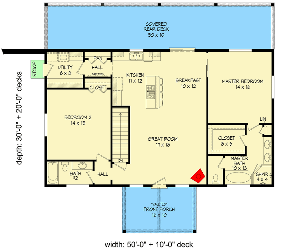 ranch style house plans with basement 2