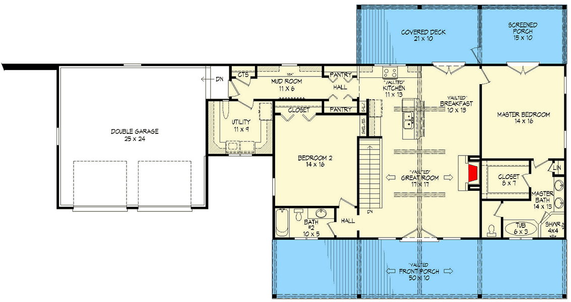 ranch style house plans with basement 3
