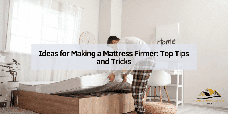 Reclaim Your Sleep: Practical Ways to Firm Up a Sagging Mattress 5