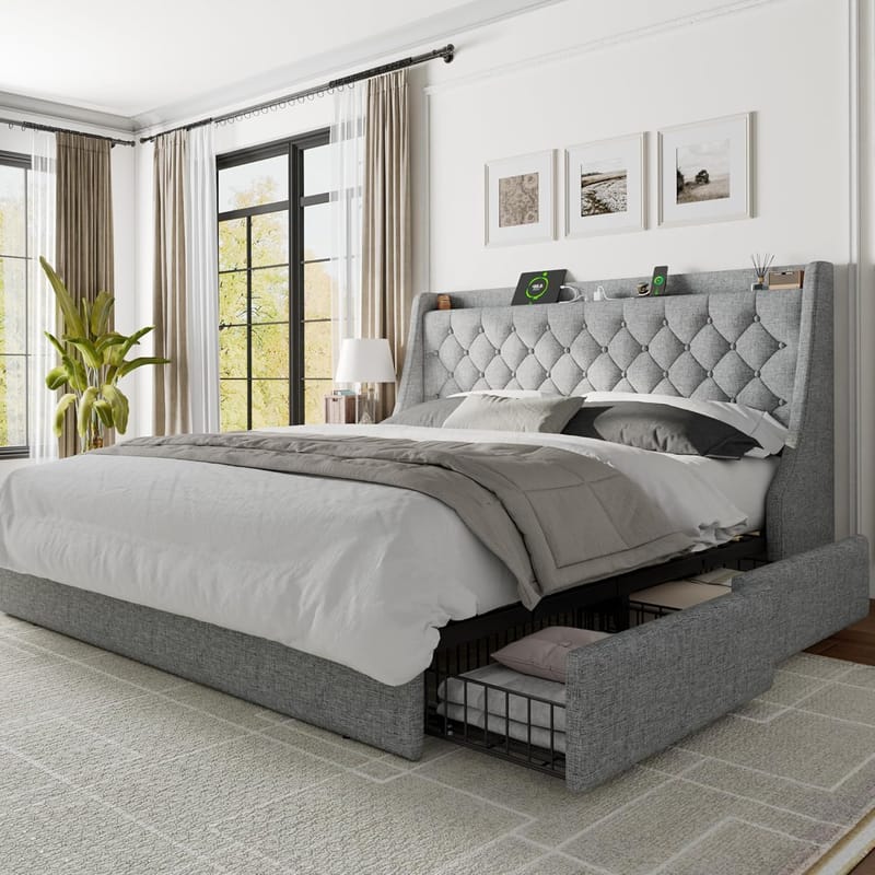 Reclaiming Your King Sized Bedroom The Storage Frame Revolution 3