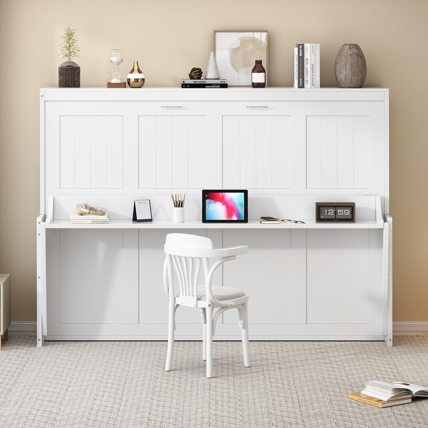 Reclaiming Your Space The Clever Design of a Murphy Queen Bed with Desk 2