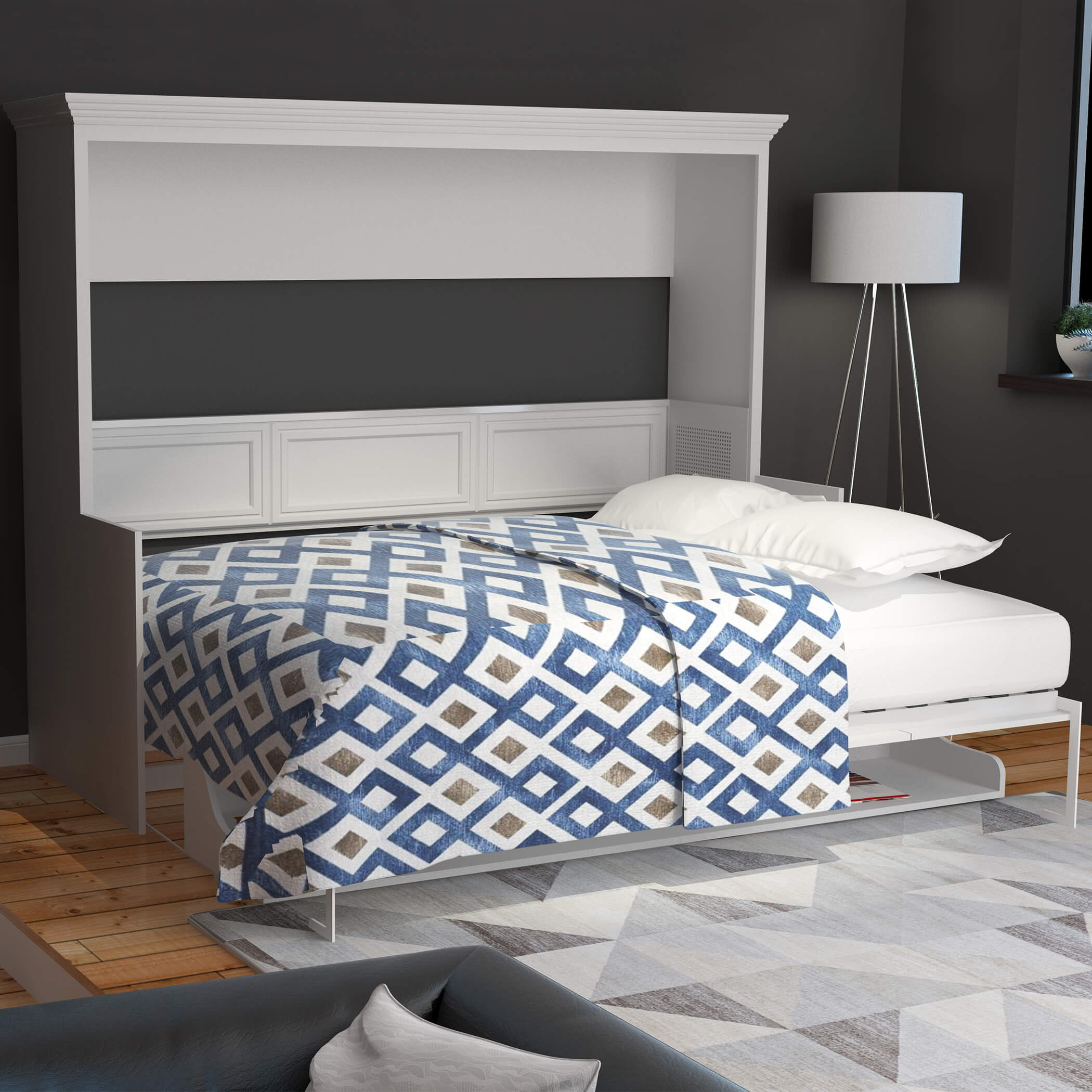 Reclaiming Your Space The Clever Design of a Murphy Queen Bed with Desk 5