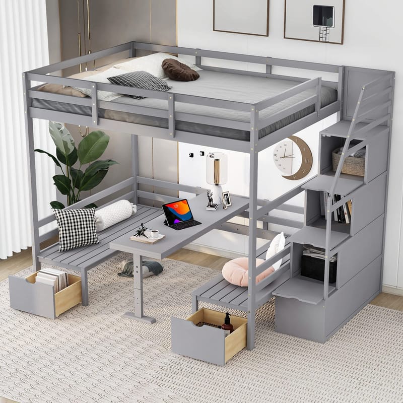 Reimagining Small Spaces The Genius of Loft Beds with 4