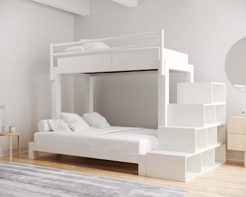 Reimagining Small Spaces The Rise of Adult Bunk Beds with Stairs 2