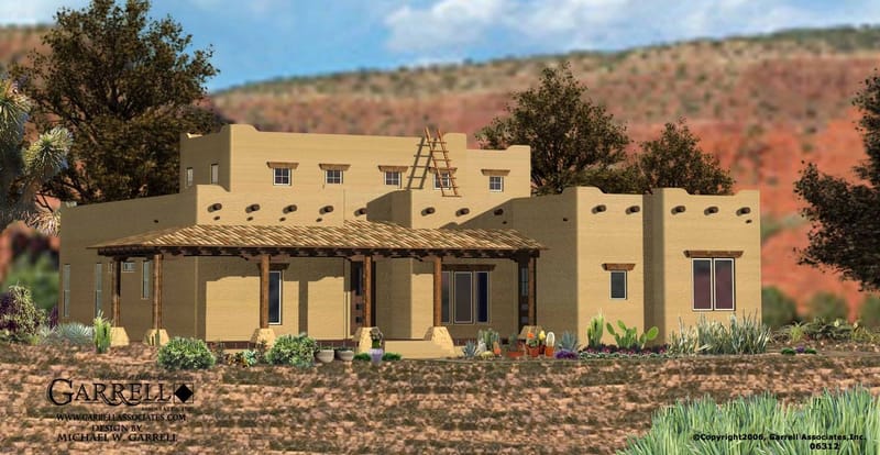 santa fe style home designs 5