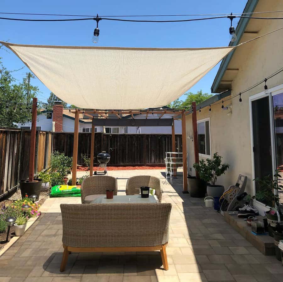 shade sail ideas for backyard 2