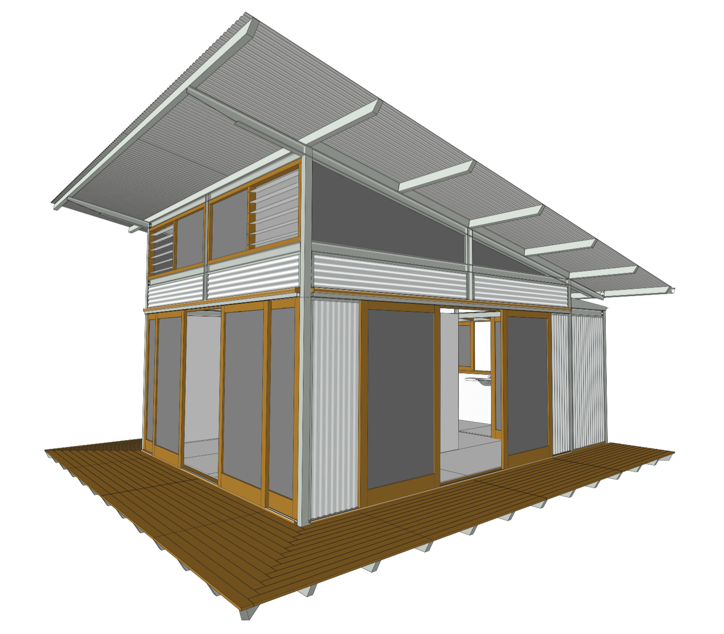 single pitch roof house plans 5