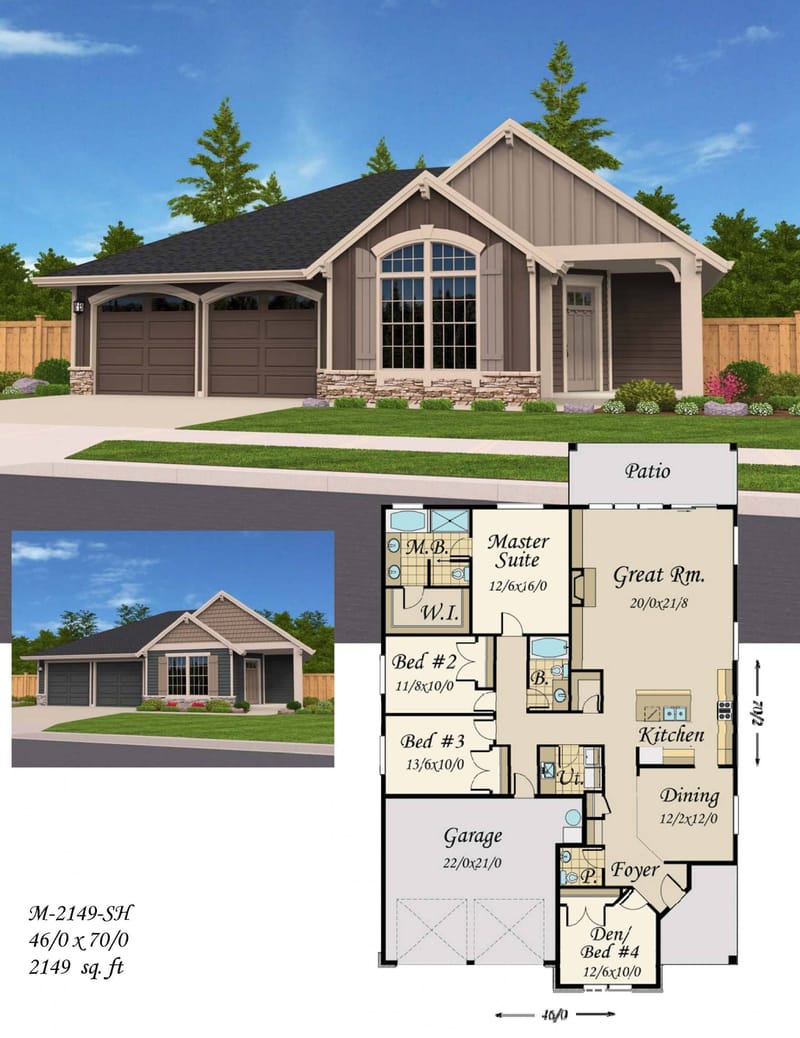 single story small home plans 5