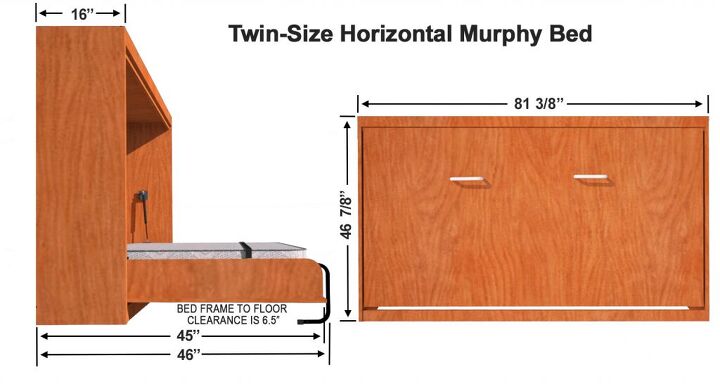 size of a murphy bed 4