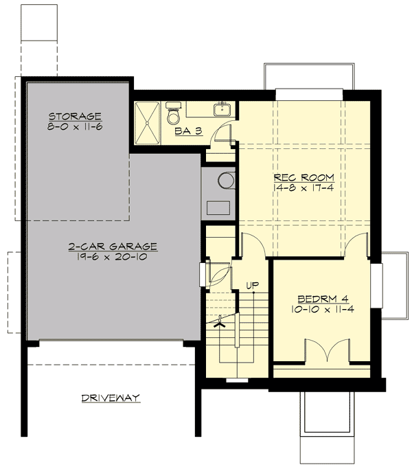 sloped lot house plans walkout basement 2