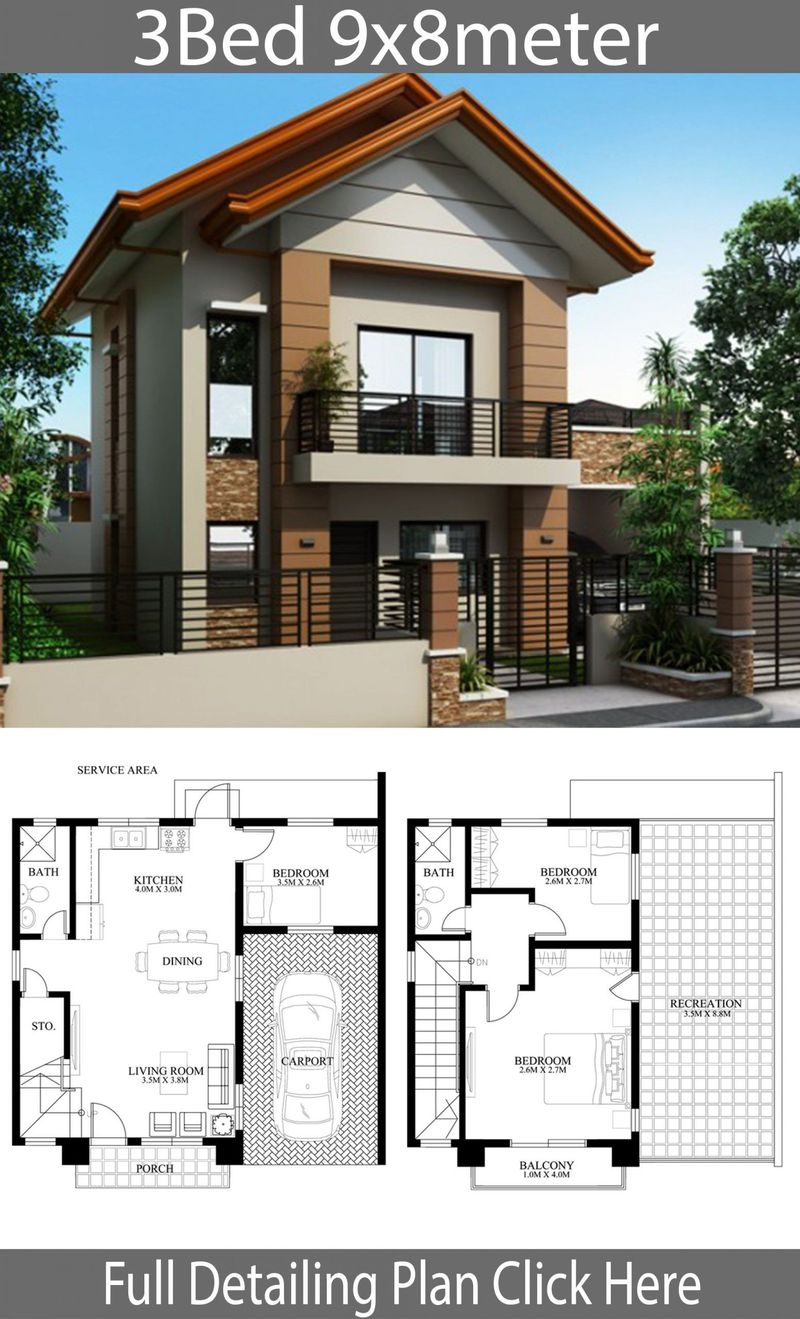 small 2 story home plans 2
