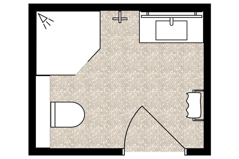 small 3 4 bath layout 5
