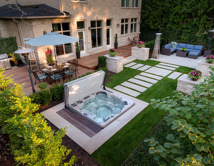 small backyard hot tub ideas 4