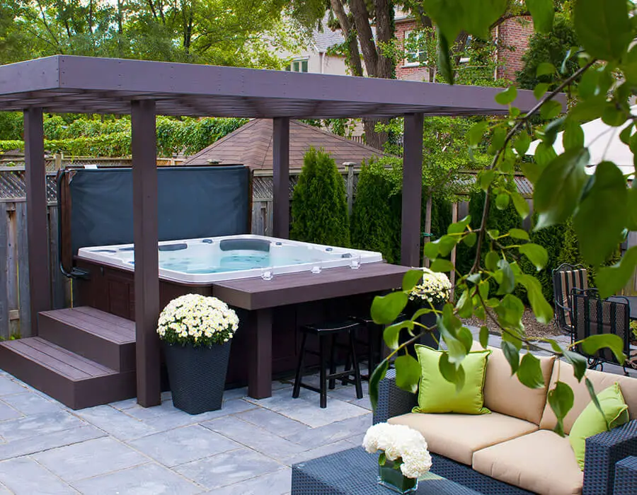small backyard hot tub ideas 5