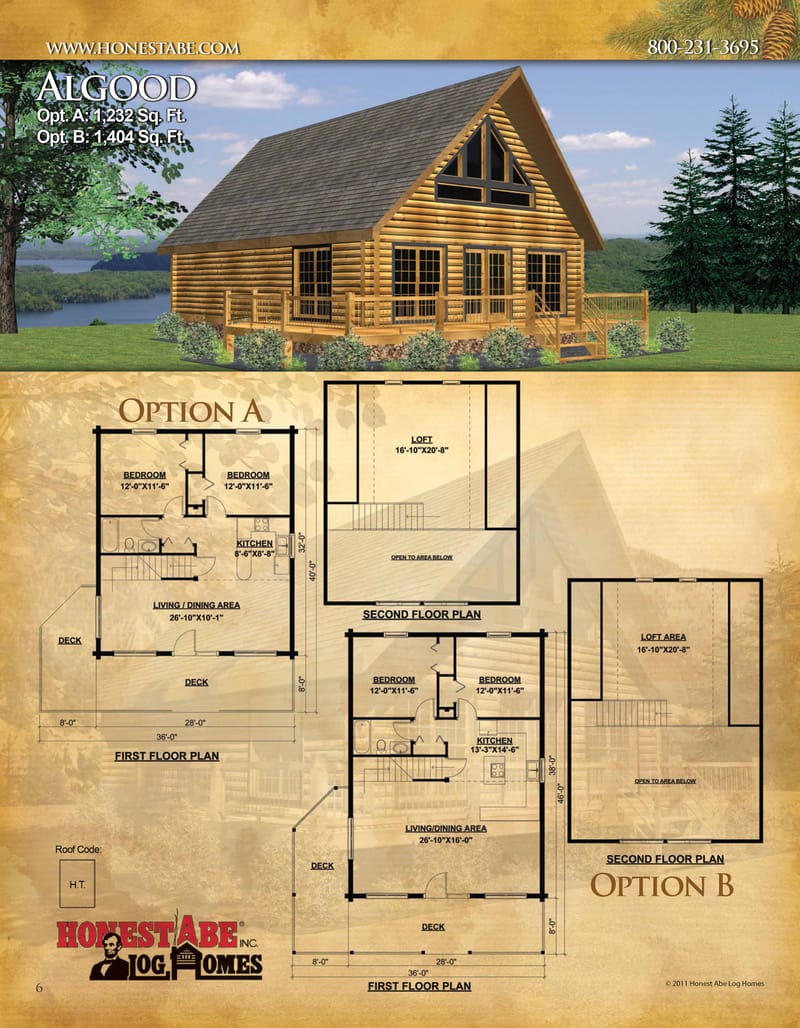 small cabin floor plans with loft 2