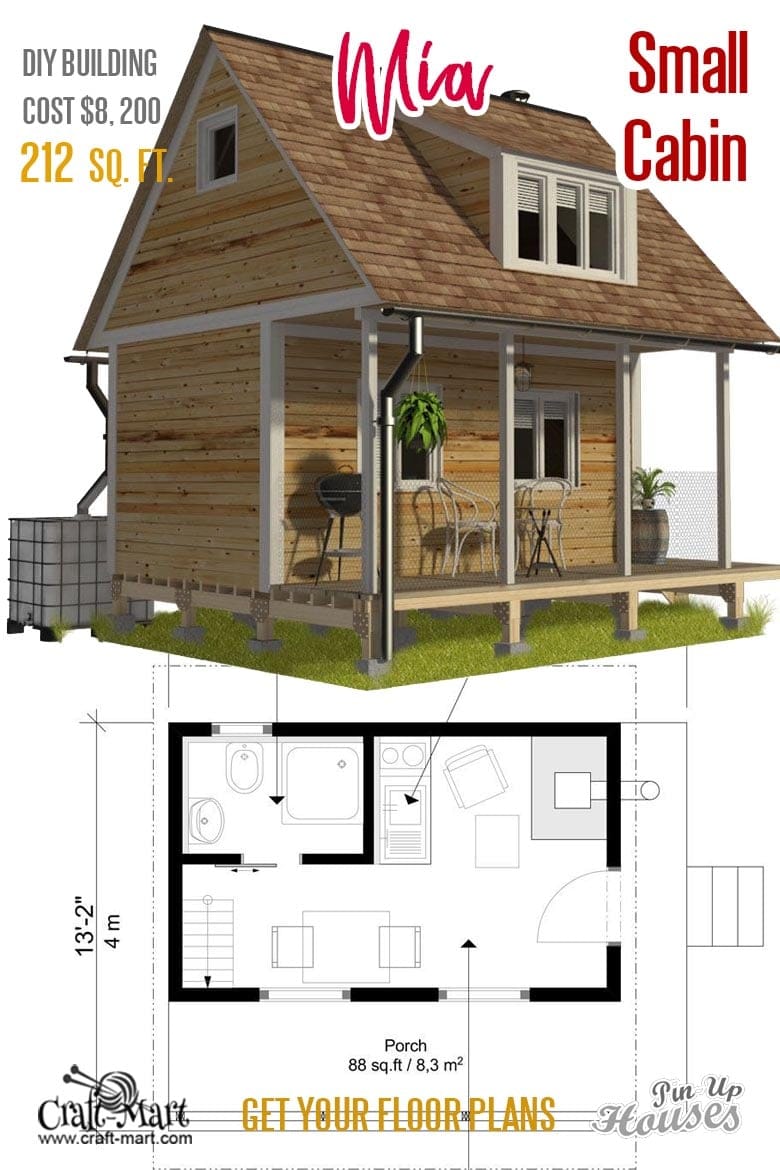 small cabin floor plans with loft 3