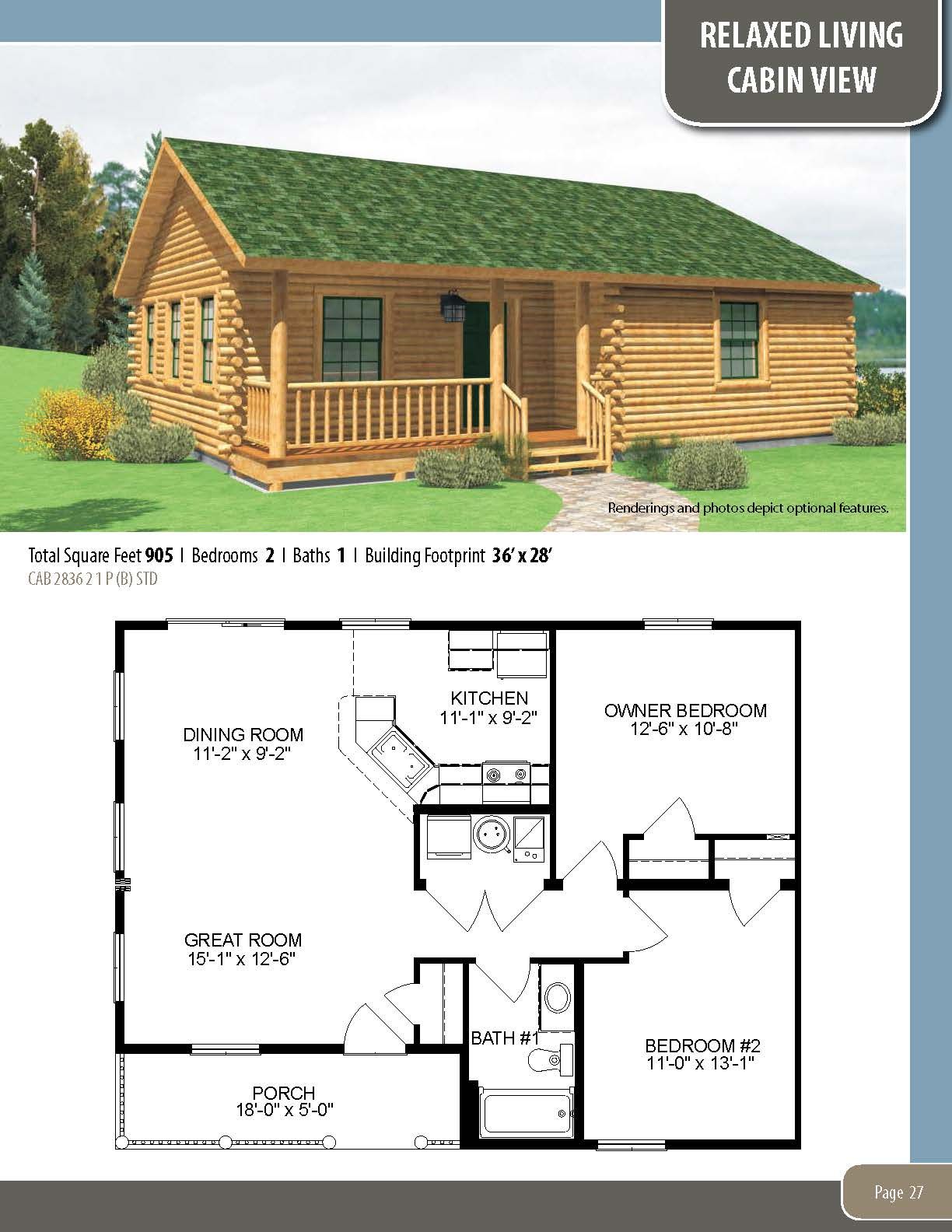 small cabin floor plans with loft 3