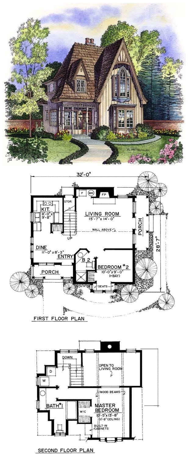 small floor plan victorian house 2