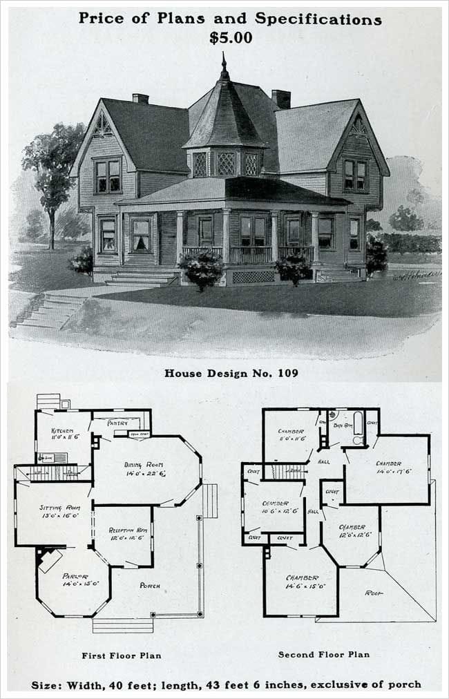small floor plan victorian house 4